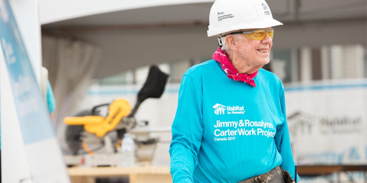 Leia mais sobre o artigo Habitat para a Humanidade lamenta a morte do ex-presidente dos Estados Unidos Jimmy Carter