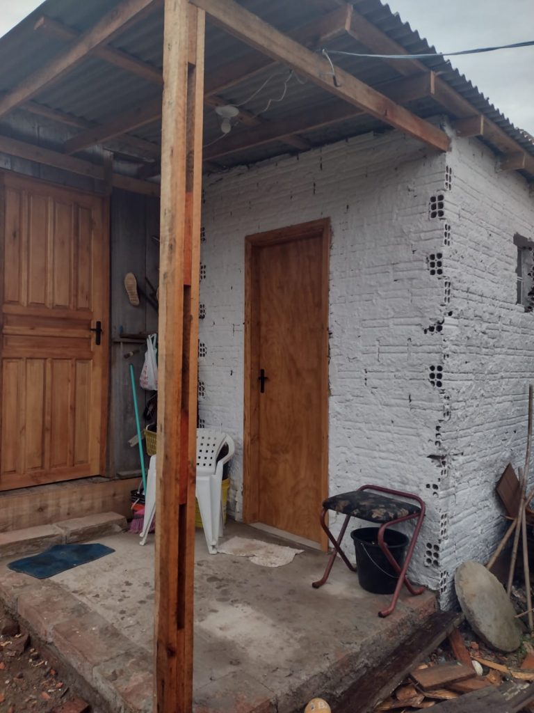 Casa sendo reformada