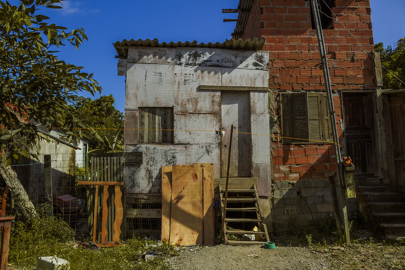 Casa em São Sebastião no litoral norte de SP antes do processo de reconstrução