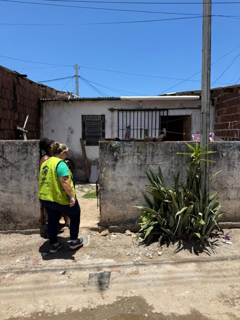 casas restauradas no Recife na comunidade Vila Sul em Afogados